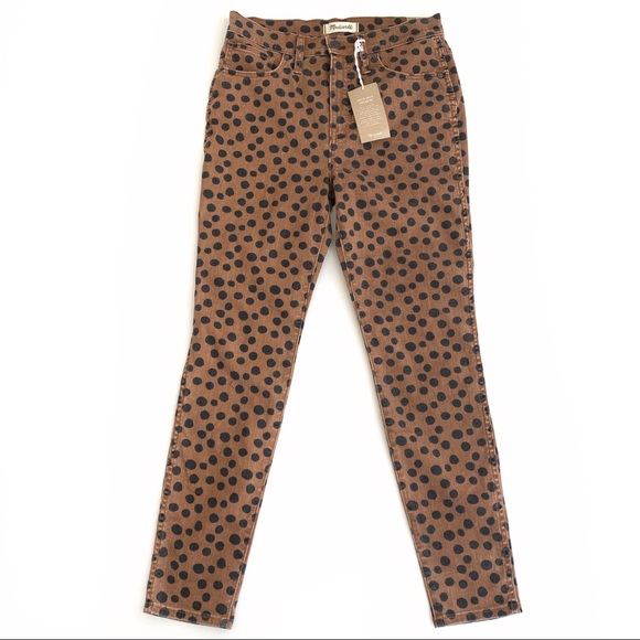 madewell leopard jeans